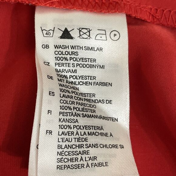 H&M Dress Size 4 Colorblock Sleeveless Shift Faux Pockets Office Classic Minimal - Picture 8 of 9